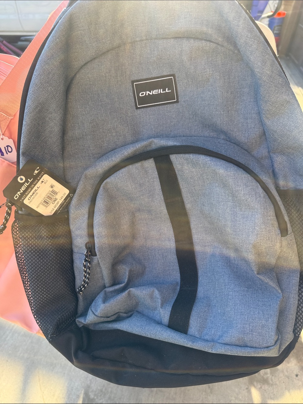 O'Neill Heather Blue and Black Everyday Backpack